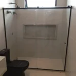 Box de Vidro com Roldana Aparente 3 Imperial Vidros