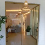 Slide Door Porta de Correr de Vidro Temperado Blindex e Esquadria de Alumínio Premium