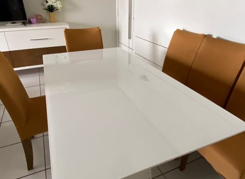 tampo de mesa de vidro